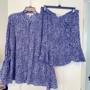 Michael Kors Top and Skirt Set.